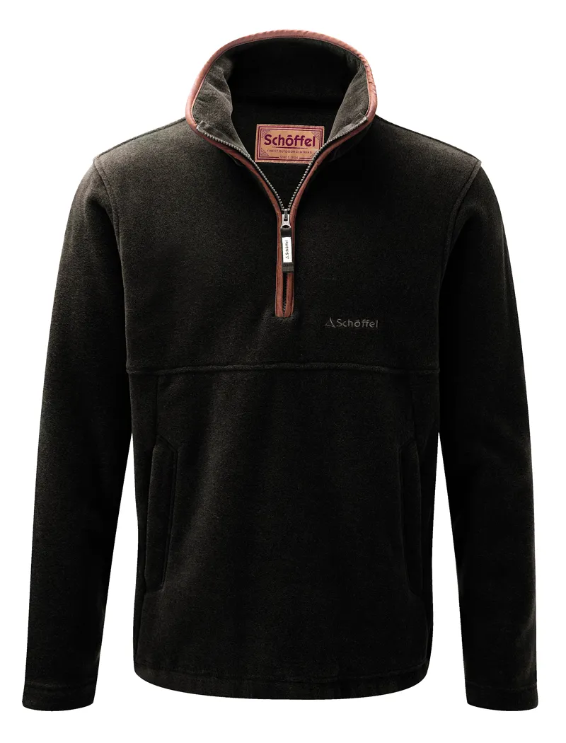 Schoffel Berkeley 1/4 Zip Fleece Dark Olive